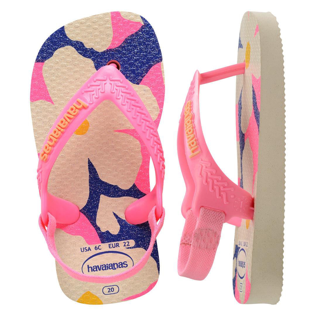 Havaiana Baby Mini Bege Palha Feminino