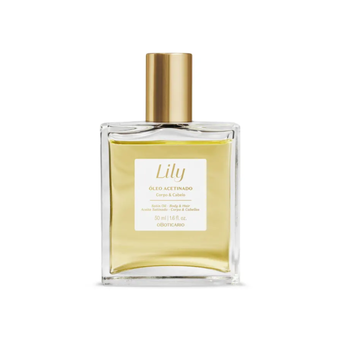 Óleo Acetinado Corpo & Cabelo Lily-50ml