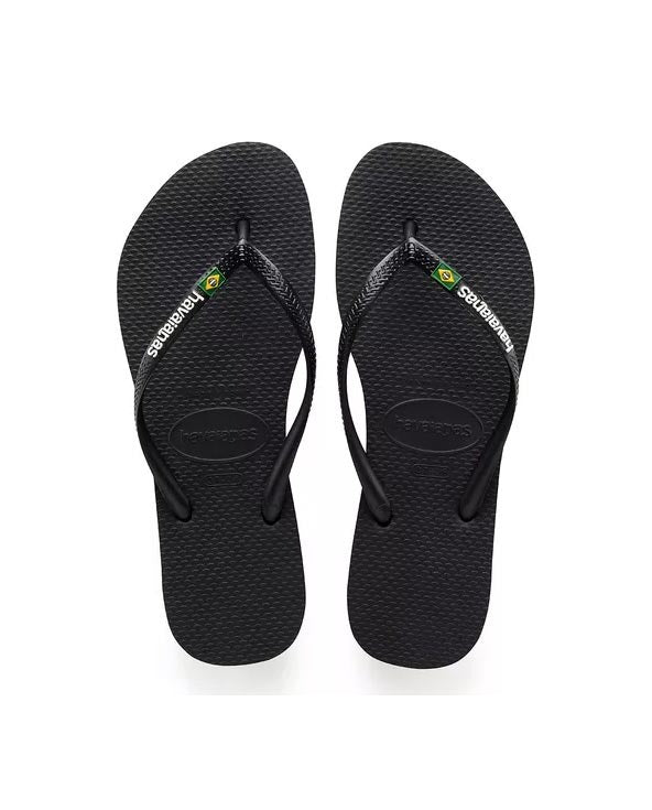 Havaiana Slim Brasil Preto Feminino