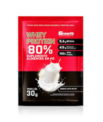 Growth Whey Protein Sache Leite em Po-30g