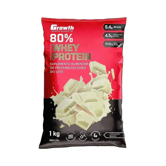 Growth Whey Protein Chocolate Branco-1kg