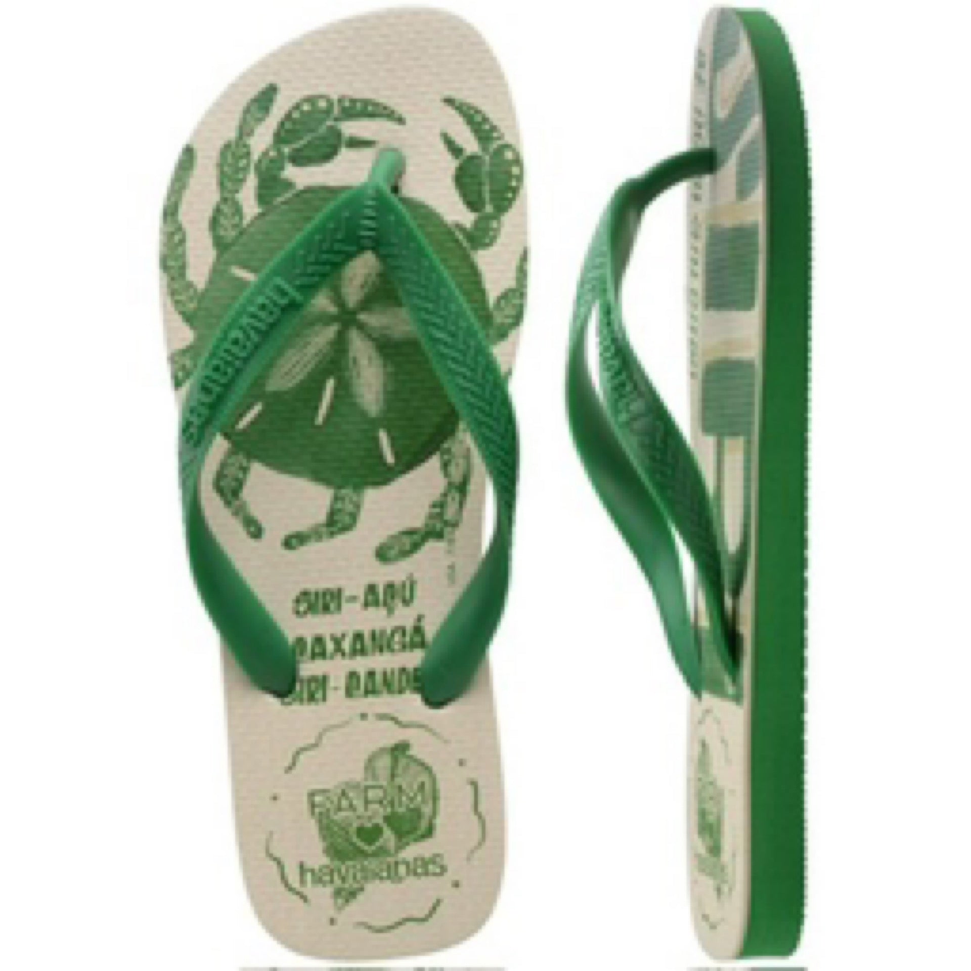 Havaiana Farm Siri Verde Pátria Feminino