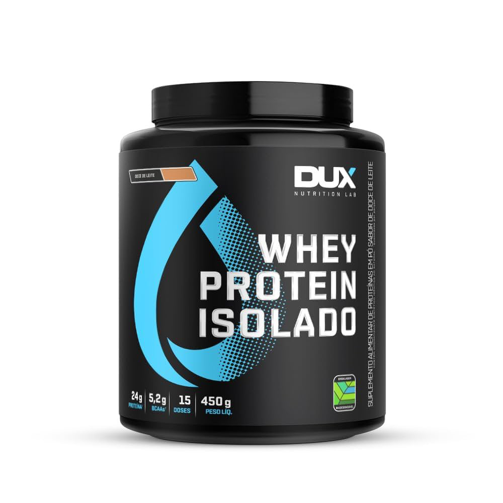 Dux Whey Protein Isolado Doce de Leite-450g