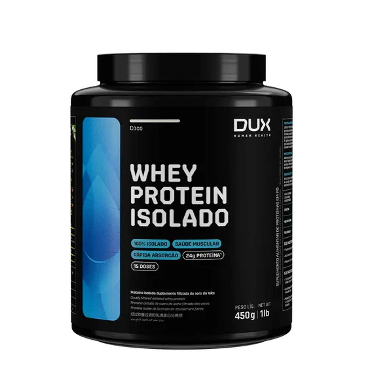 Dux Whey Protein Isolado Coco-450g