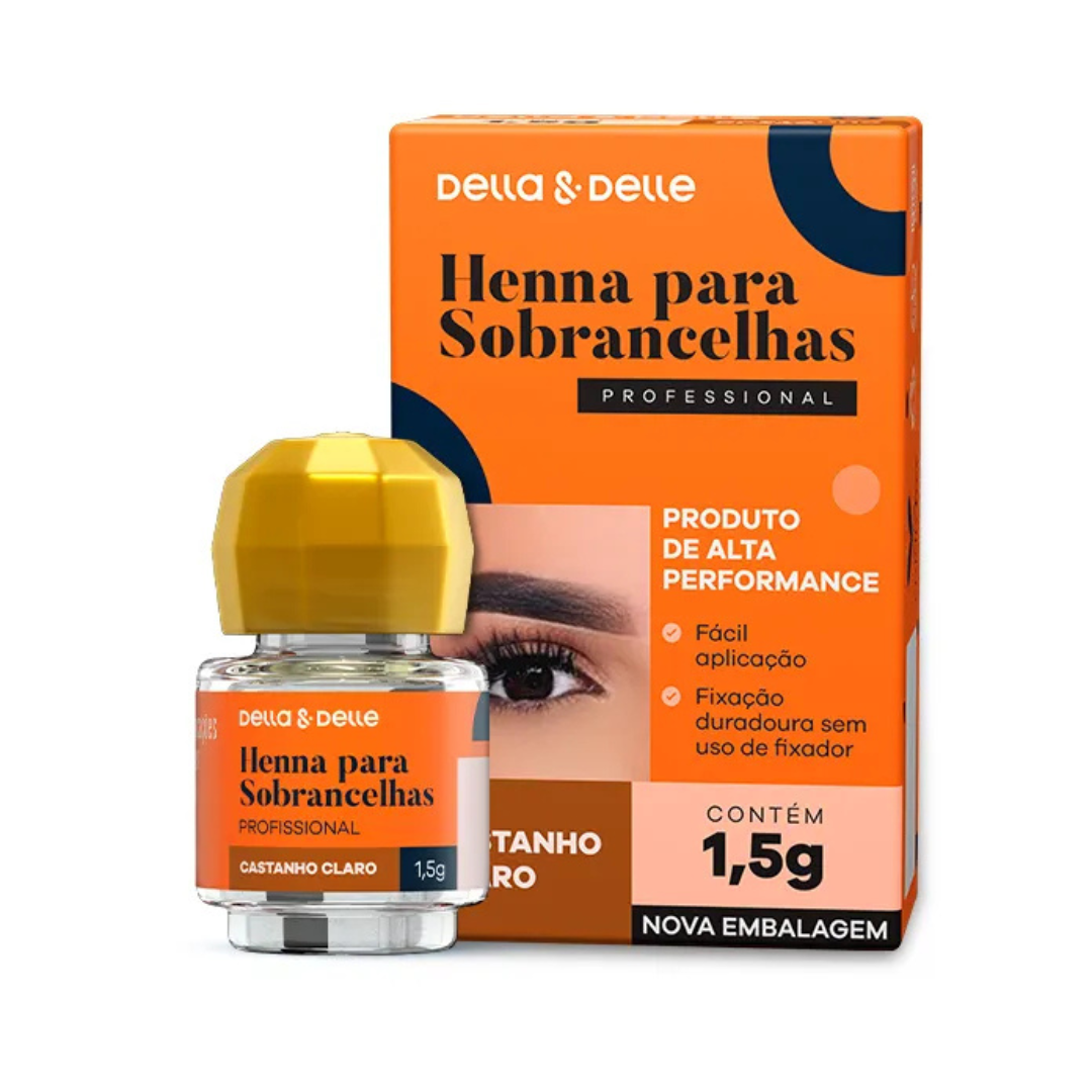 Henna Castanho Claro Della&Delle-1,5g