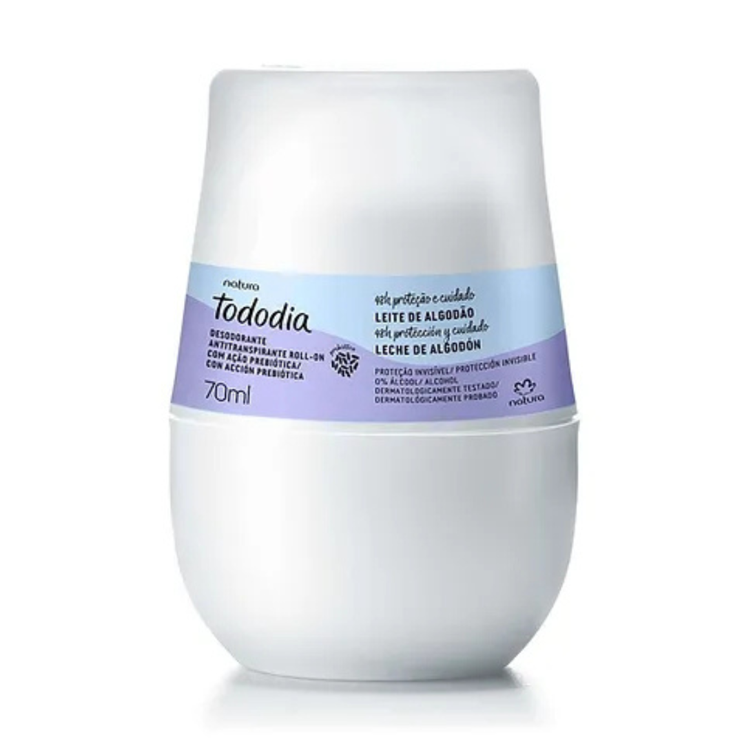 Natura Tododia Desodorante Roll-On Leite de Algodão-70ml