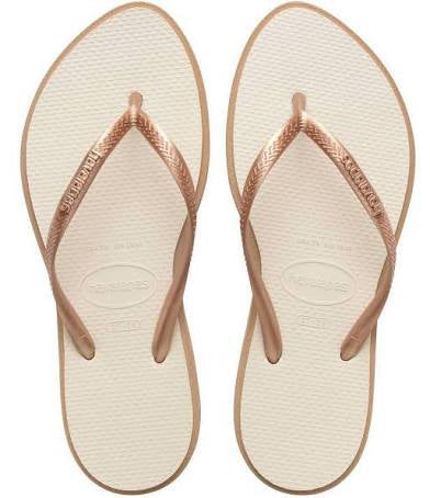 Havaina Rosa Gold Bege Feminino