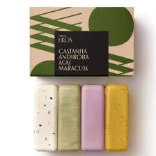 Sabonete Cremosos E Esfoliante Ekos Castanha Andiroba Acai Maracuja-5units