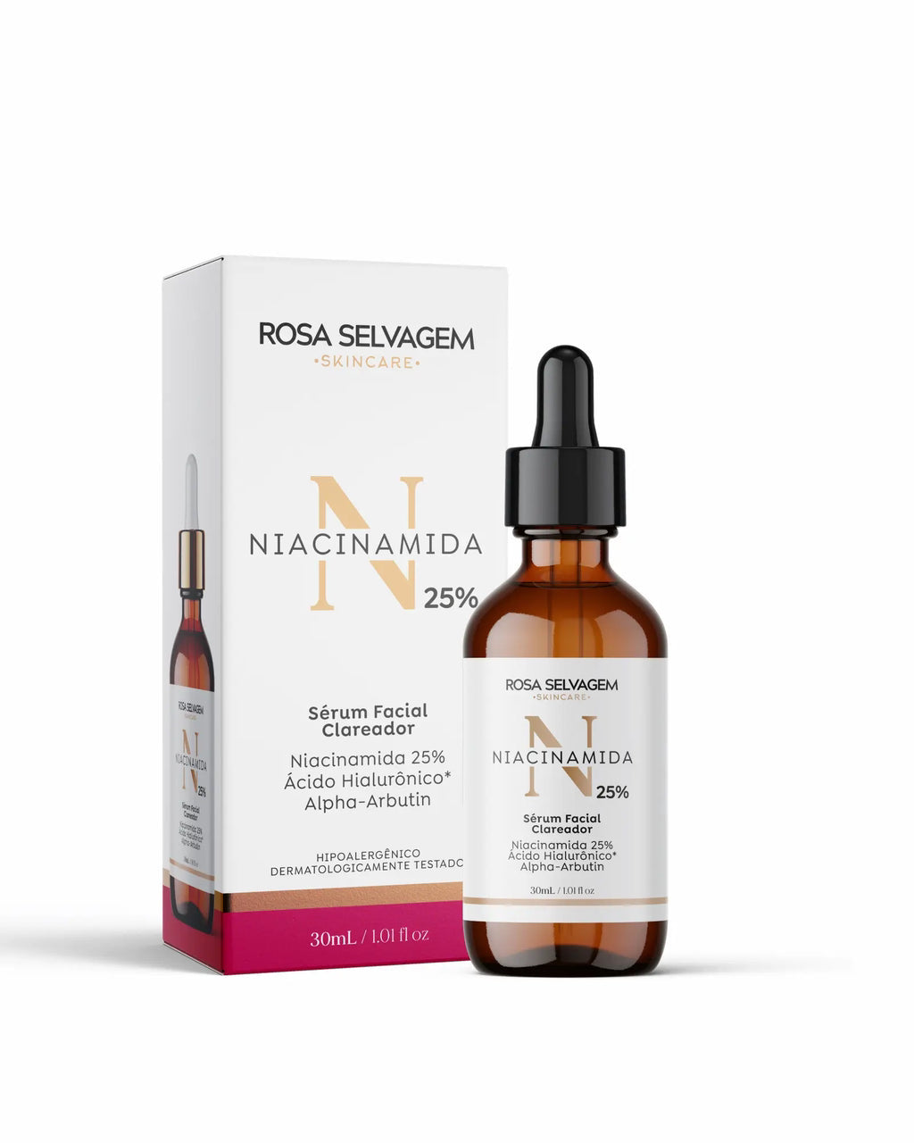 Niacinamida 25% Sérum Facial Clareador-30ml