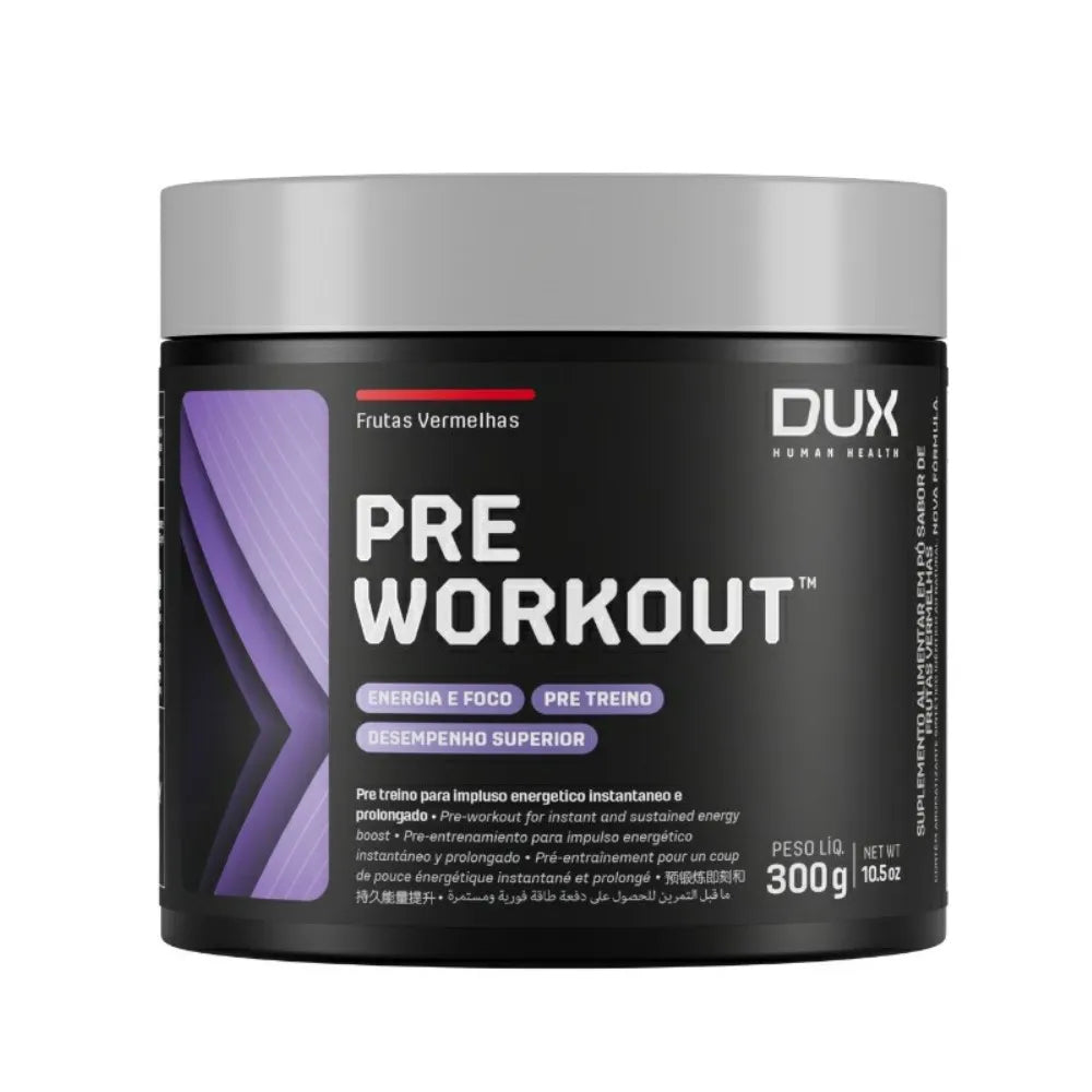 Dux Pre Workout Frutas Vermelhas-300g