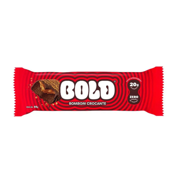 Bold Barra de Proteína Bombom Crocante-60g