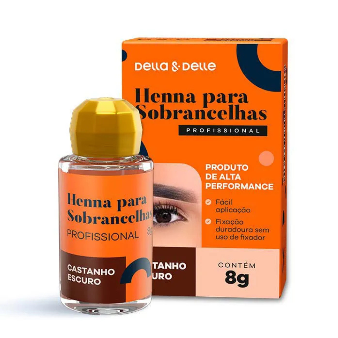 Henna Castanho Escuro Della&Delle-8g