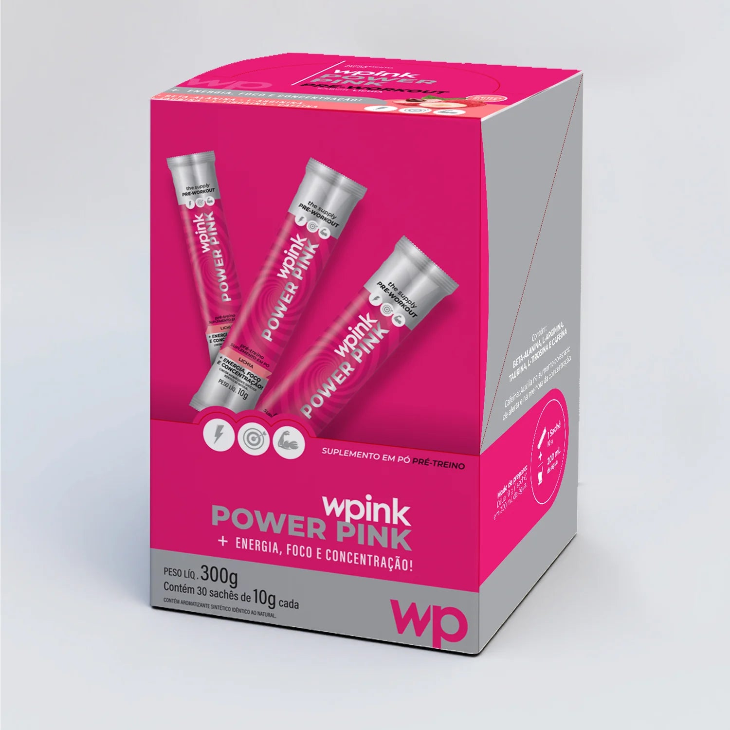 Wpink Pre Treino Lichia Caixa-30 Unidades