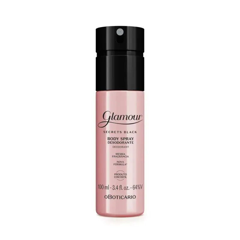 OBoticário Body Spray Glamuor Secrets Black-100ml