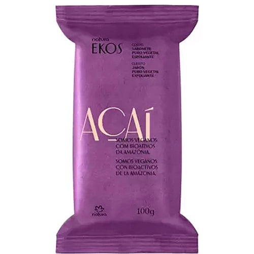 Sabonete Puro Vegetal Esfoliante Acai-100g