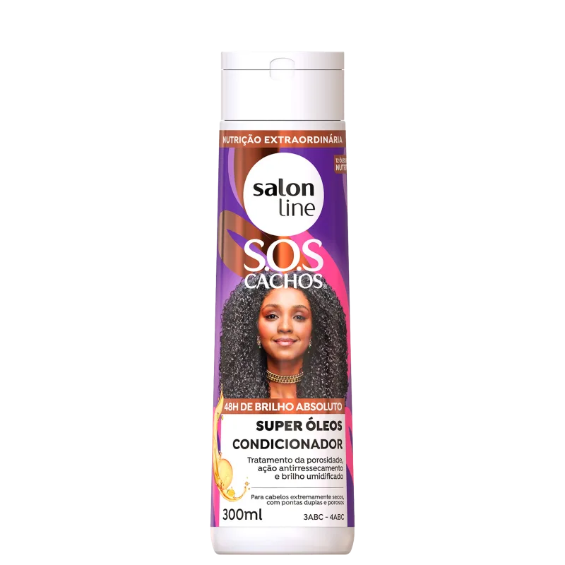 Salon Line SOS Cachos Super Óleos Condicionador-300ml