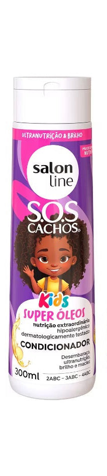 Salon Line SOS Cachos Super Óleos Kids Condicionador-300ml