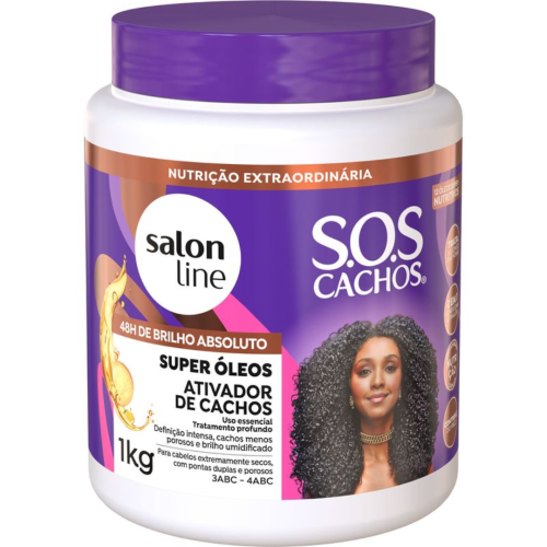 Salon Line SOS Cachos Super Óleos Ativador de Cachos-1kg