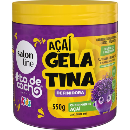 Salon Line Kids Açaí Gelatina Definidora-550g