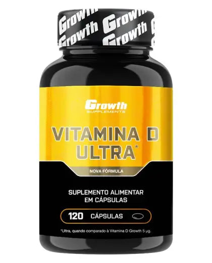 Growth Vitamina D Ultra - 120 Cápsulas
