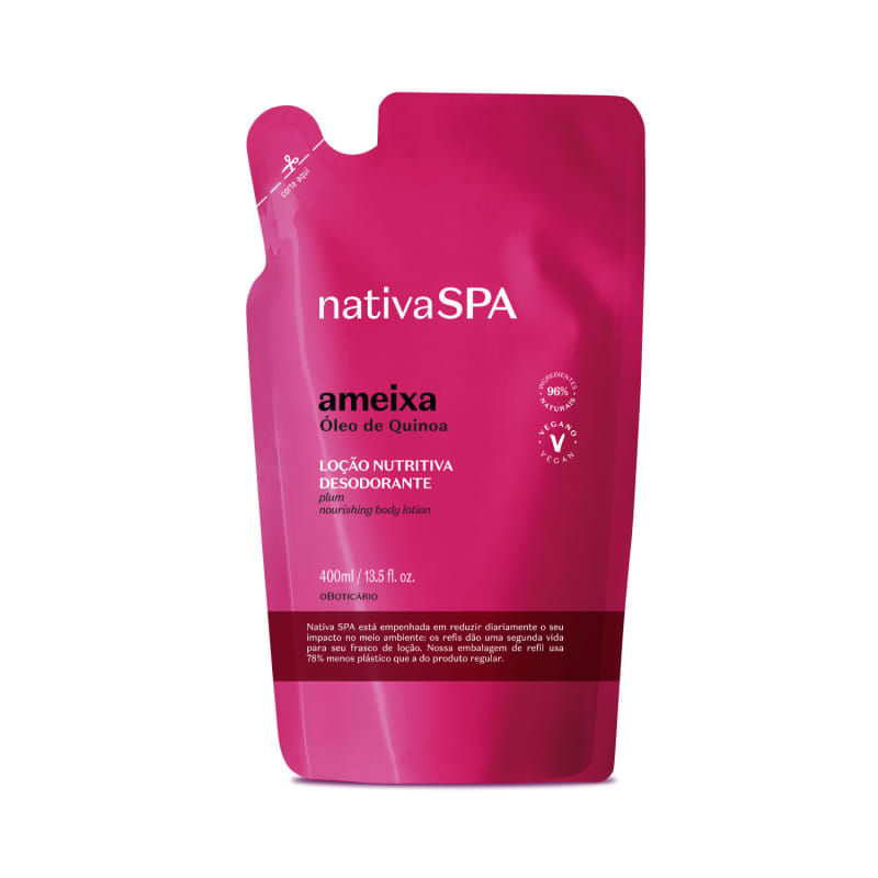 OBoticário Nativa Spa Ameixa Refil-400ml