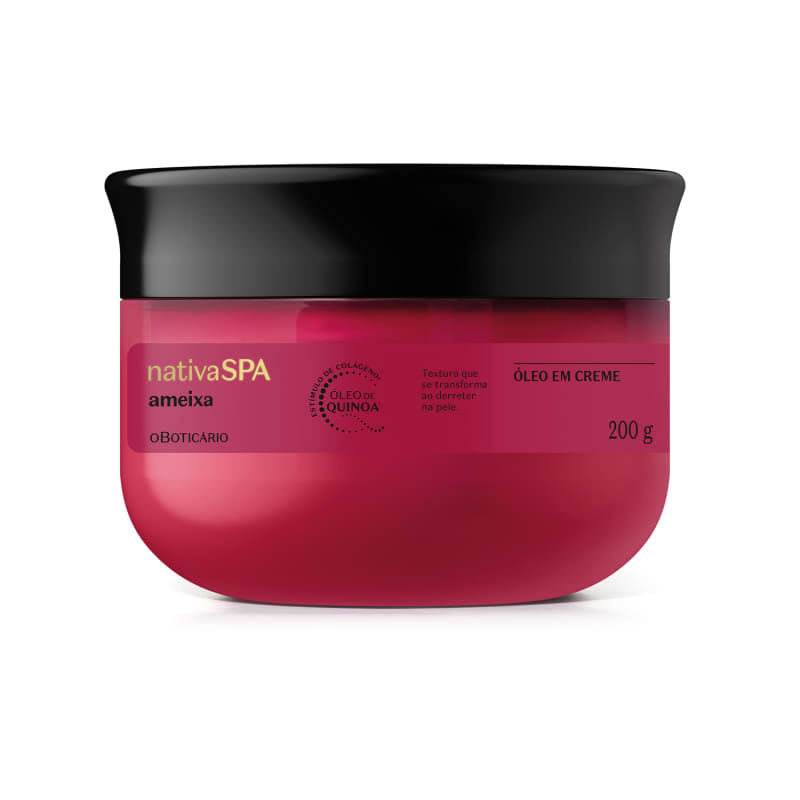 OBoticário Nativa Spa Ameixa Óleo em Creme-200g