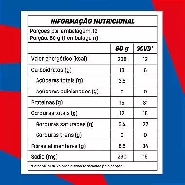 +Mu Barra De Proteina Mukebar Pacoquita-60g