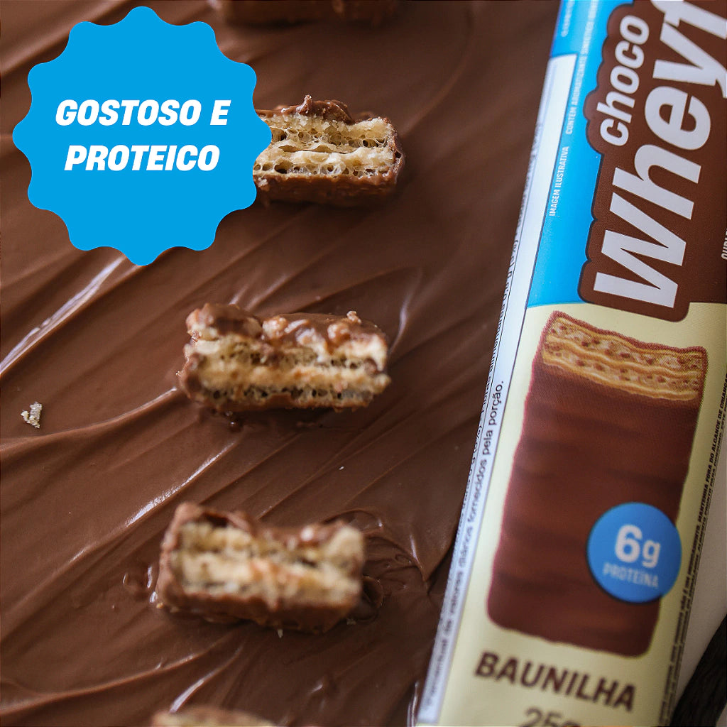 +Mu Barra de Proteína ChocoWheyfer Baunilha-25g