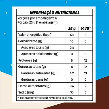 +Mu Barra de Proteína ChocoWheyfer Chocolate Branco-25g