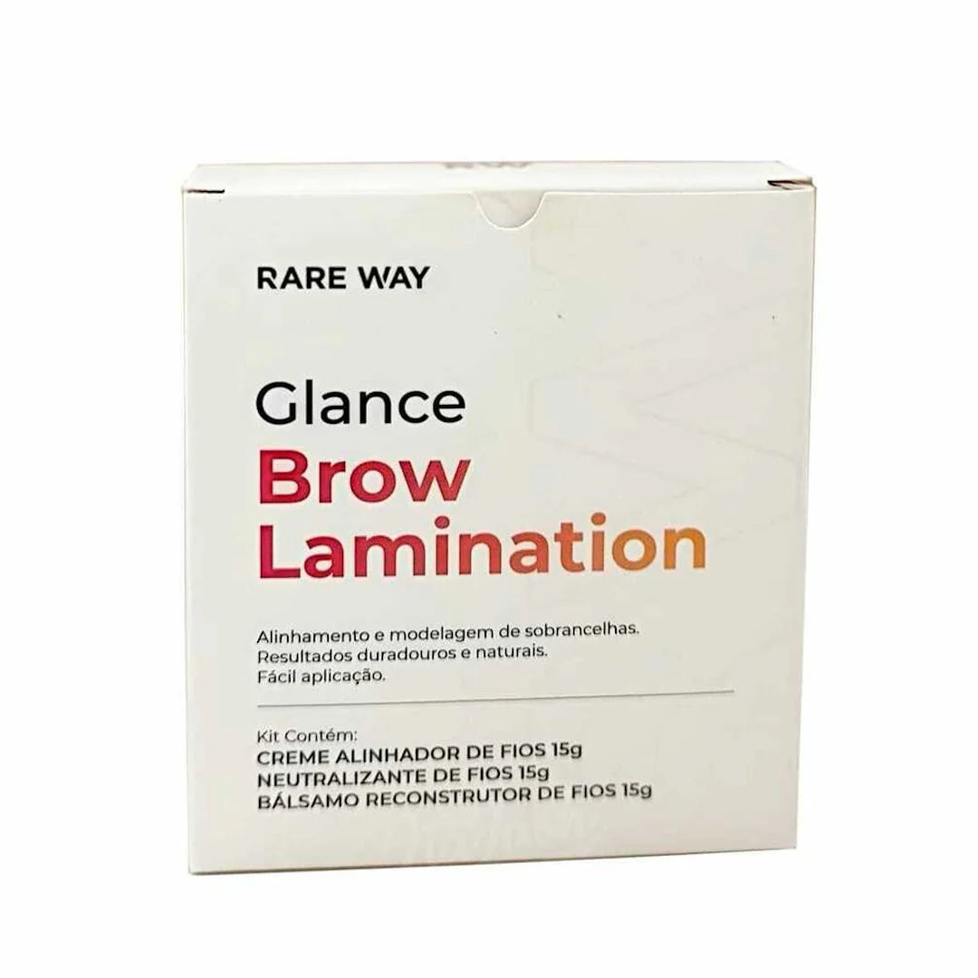 Rare Way Glance Brow Lamination-Kit com 3 unidades
