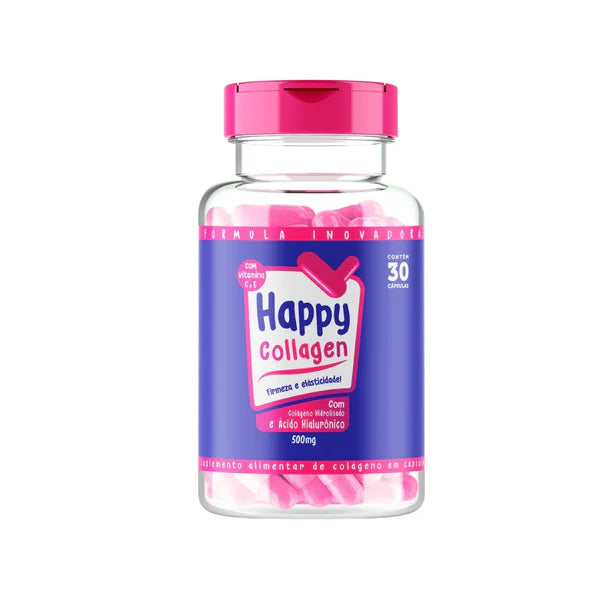 Happy Collagen Firmeza e Elasticidade-30 Cápsulas