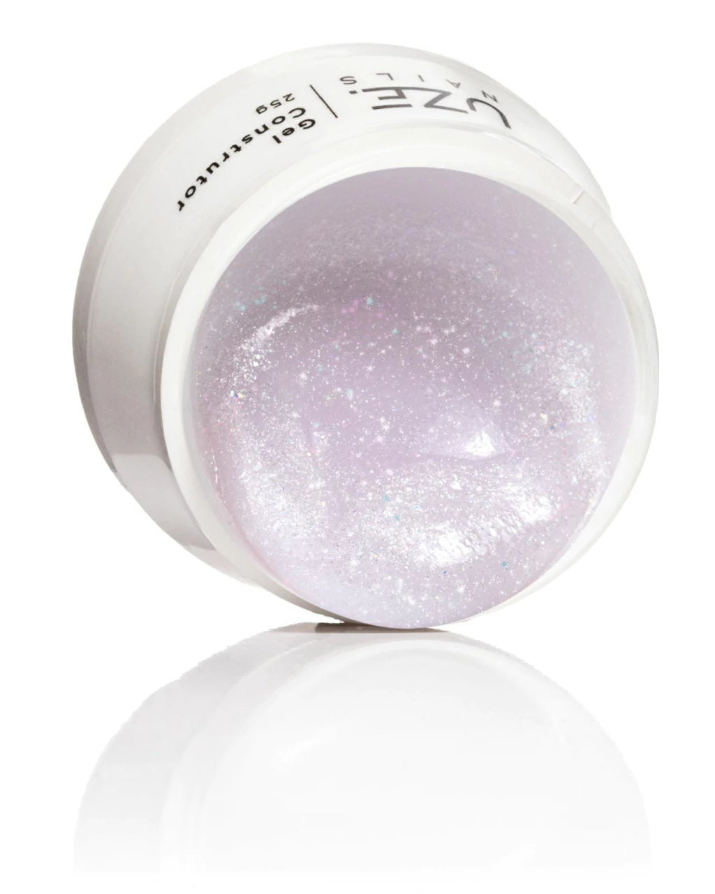 Uze Nails Luminous Star White Gel Construtor com Glitter-25g