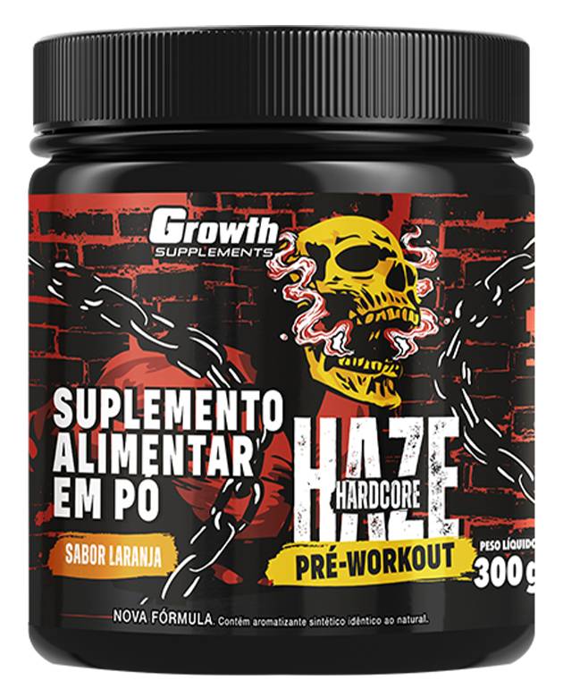 Growth Pré-Workout Laranja-300g