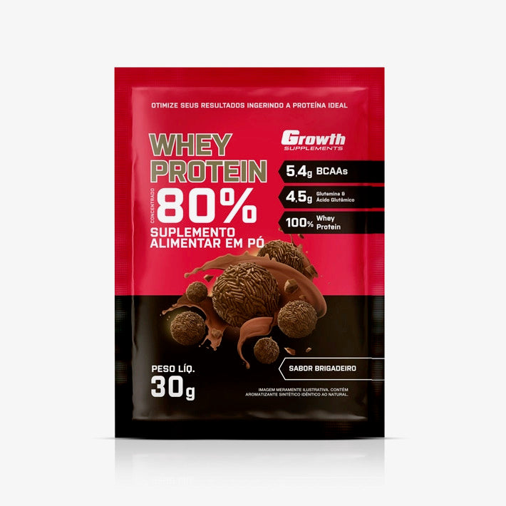 Growth Whey Protein Sachê Brigadeiro-30g