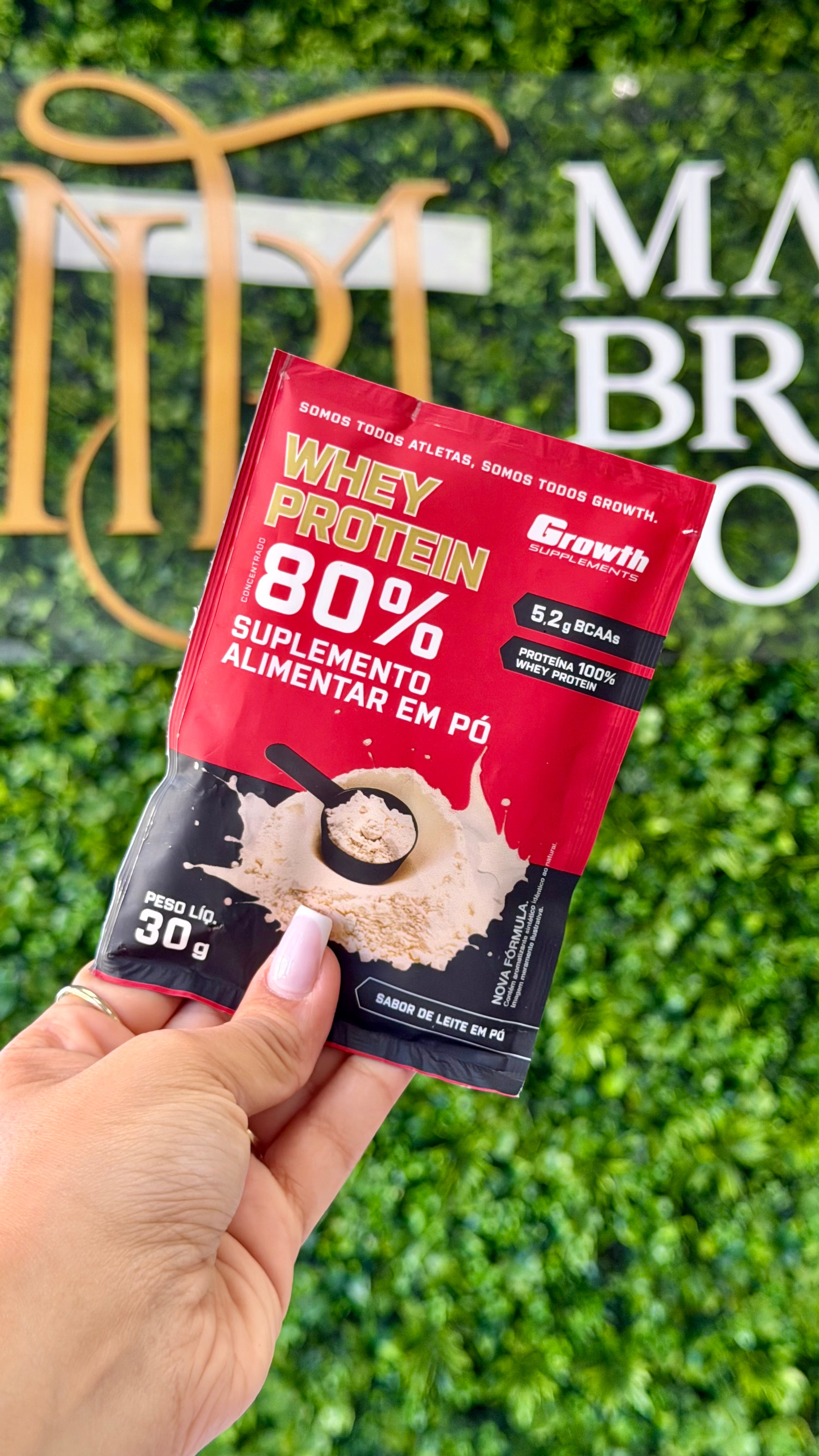 Growth Whey Protein Sachê 30g-Escolha