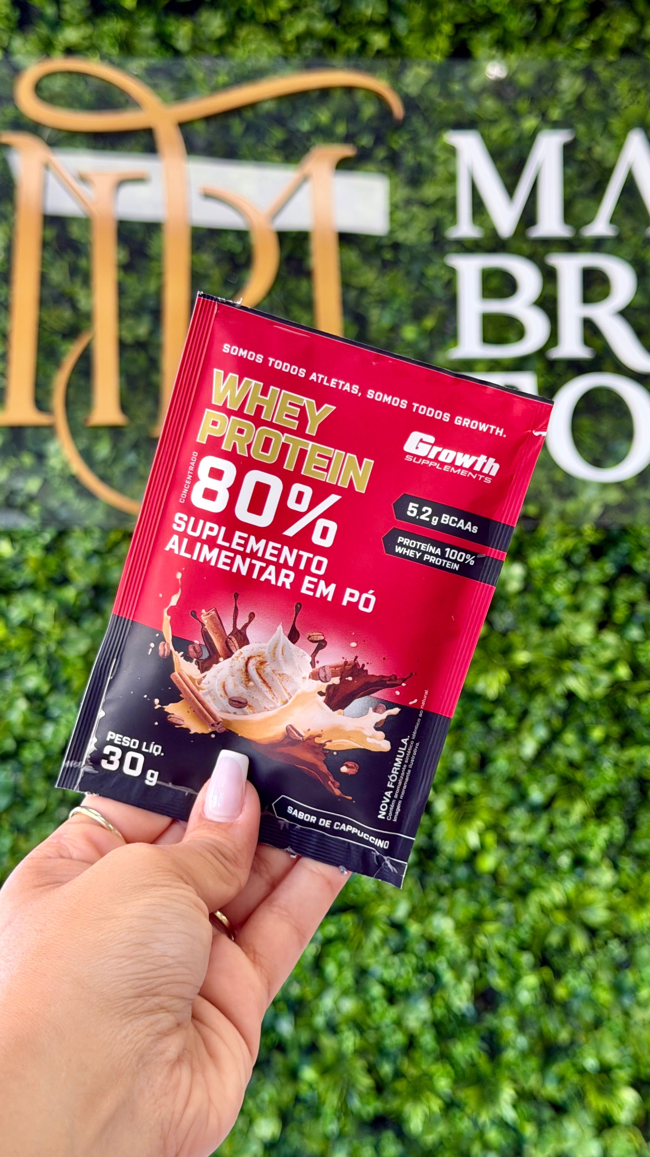 Growth Whey Protein Sachê 30g-Escolha