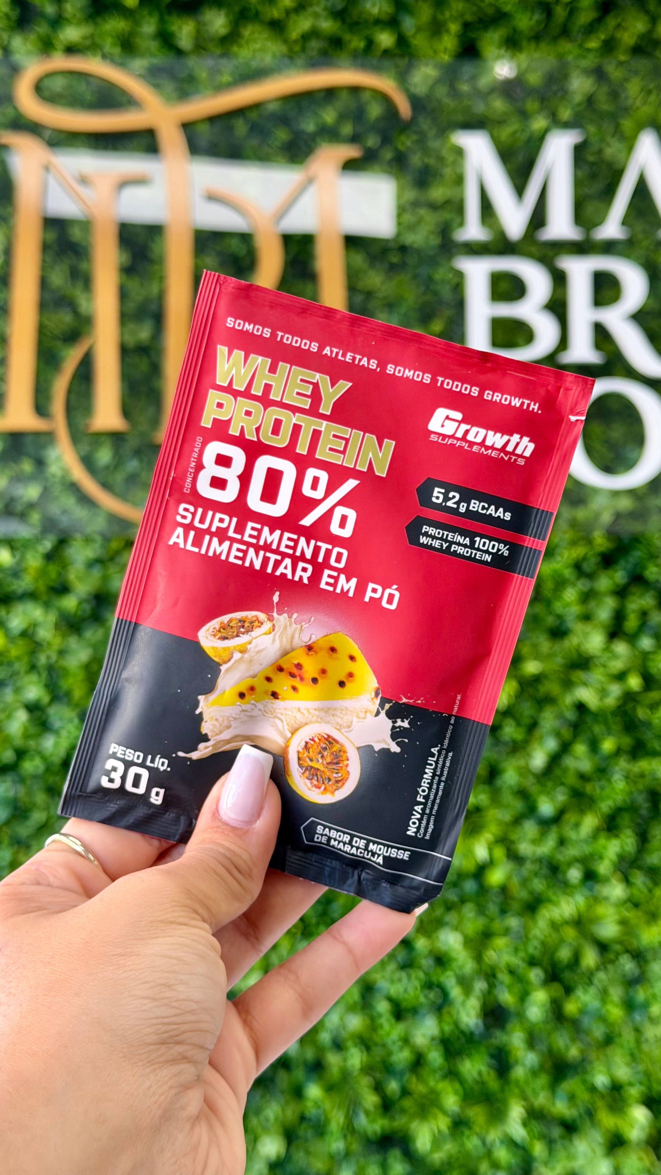 Growth Whey Protein Sachê 30g-Escolha