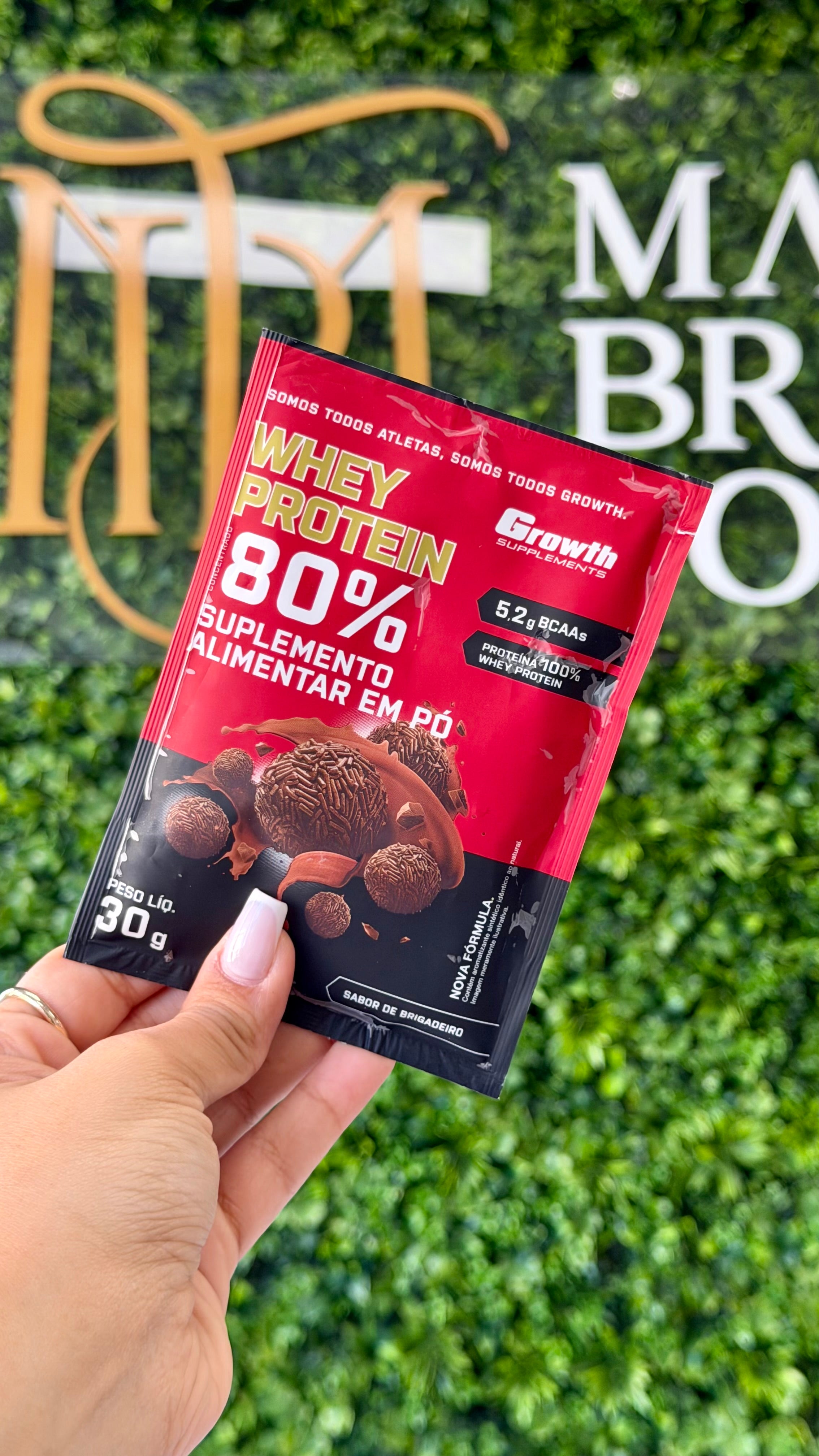 Growth Whey Protein Sachê 30g-Escolha
