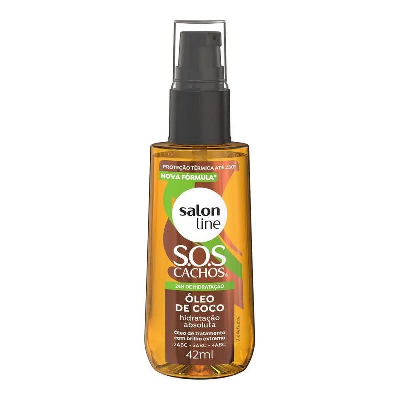 Salon Line S.O.S Cachos Óleo de Coco Hidratação Absoluta-42ml