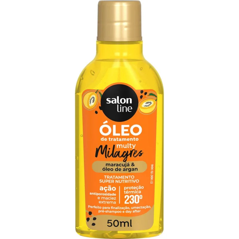 Salon Line Óleo de Tratamento Milagres Maracujá & Óleo de Argan-50ml