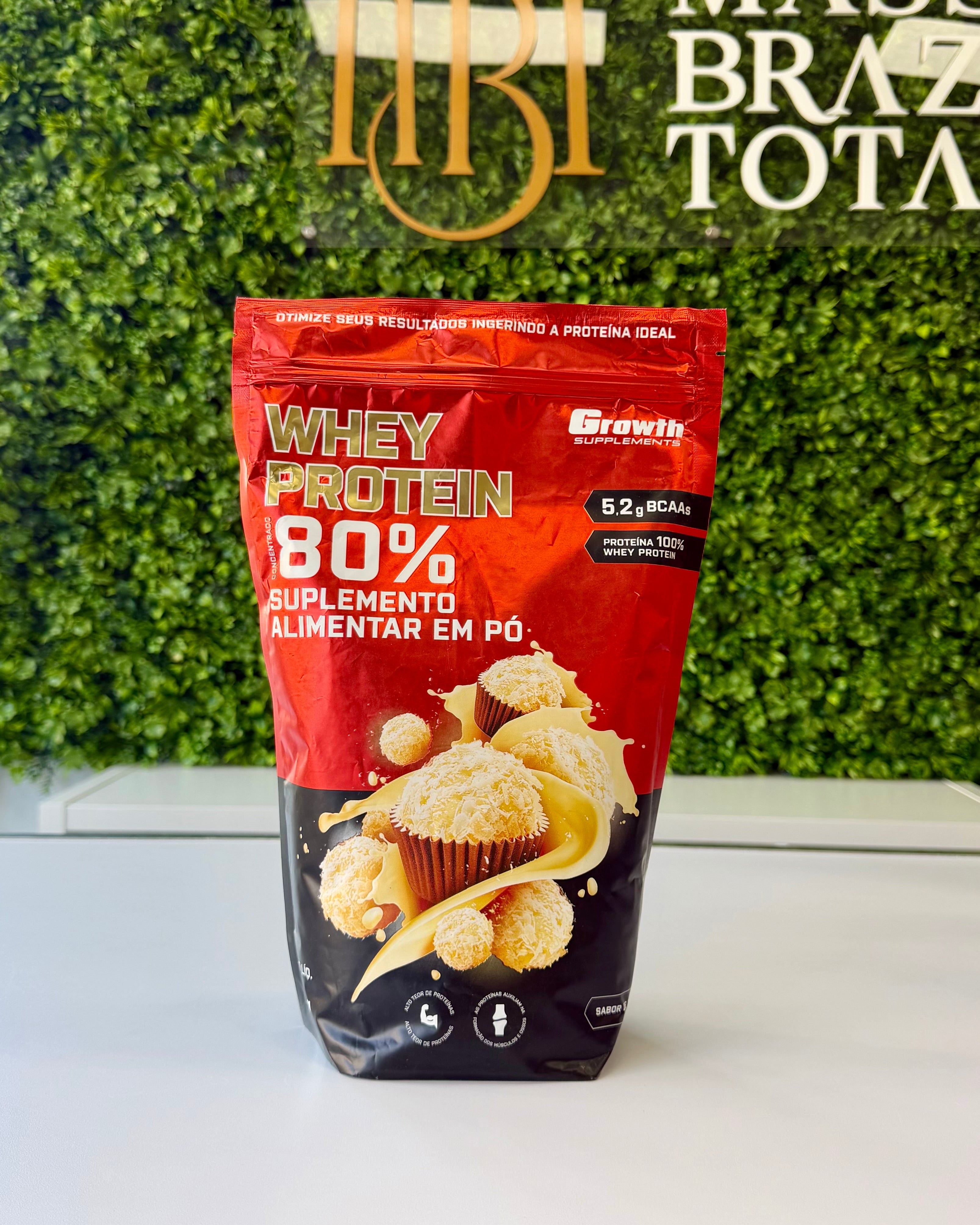 Growth Whey Protein 80% Beijinho-1kg