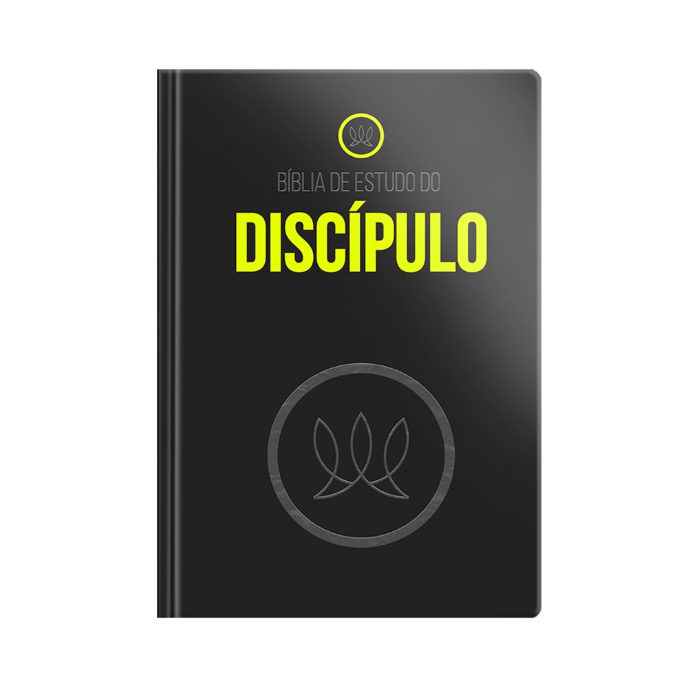 Bíblia de Estudo do Discípulo Letra Média Masculino-Versão JFA