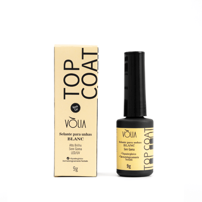 Volia Top Coat Selante Para Unhas Blanc-9g