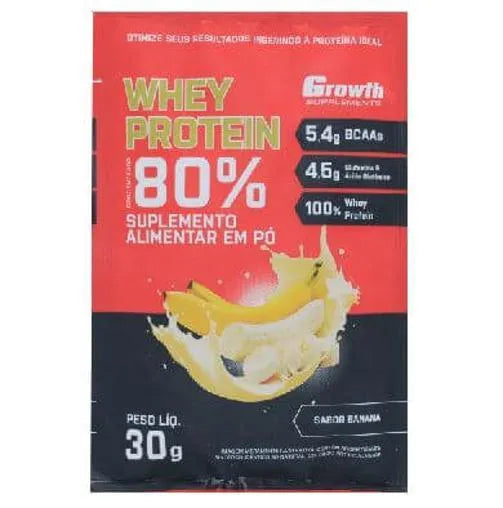 Growth Whey Protein Sachê Banana-30g