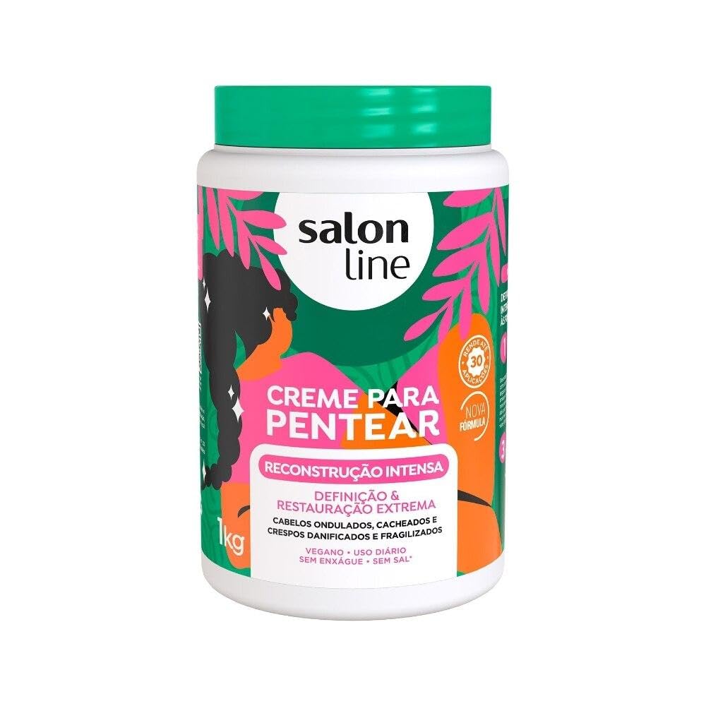 Salon Line Creme Para Pentear Reconstrução Intensa-1kg