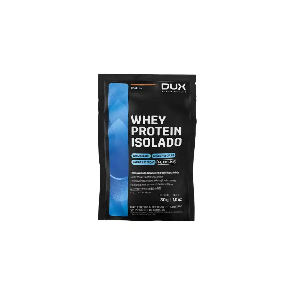 Dux Whey Protein Isolado Sachê Cookies-30g