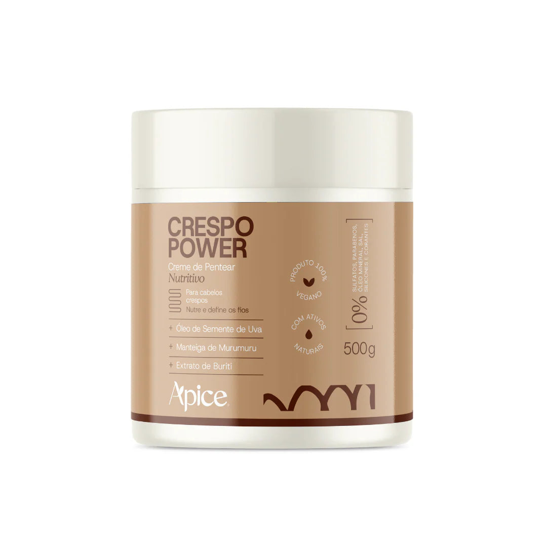 Ápice Crespo Power Creme de Pentear Nutritivo-500g