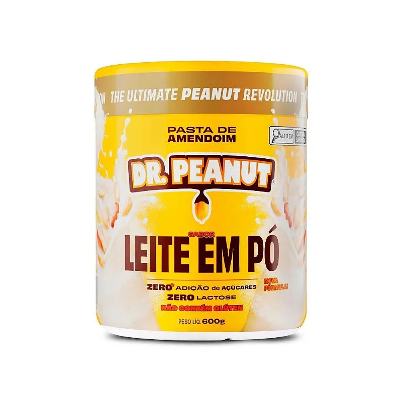 Dr Peanut Pasta de Amendoim Leite em Pó-600g
