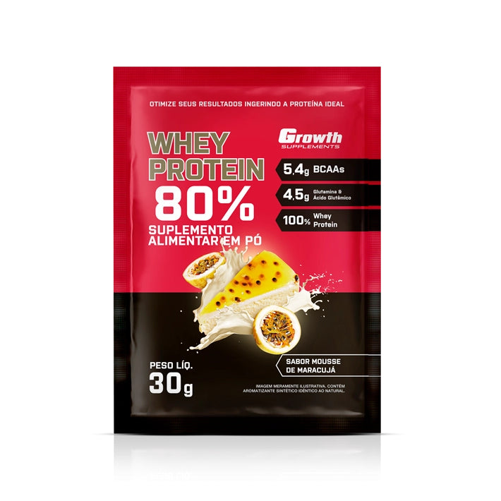 Growth Whey Protein Sachê Maracuja-30g