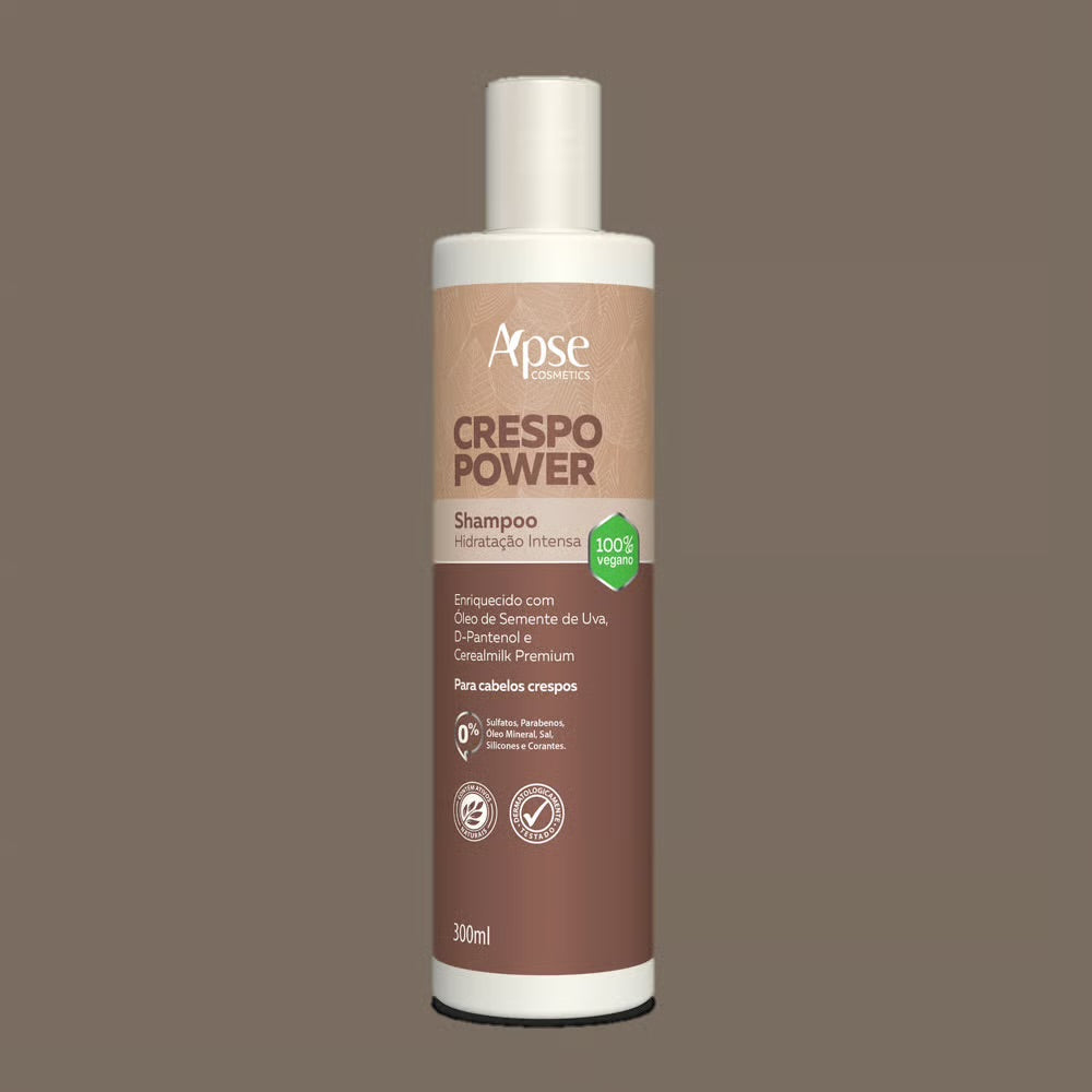 Ápice Crespo Power Shampoo Hidratação Intensa-300ml